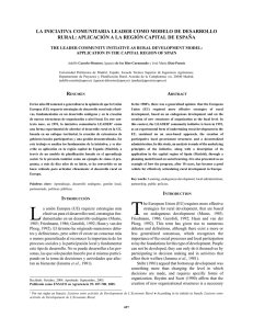 la iniciativa comunitaria leader como