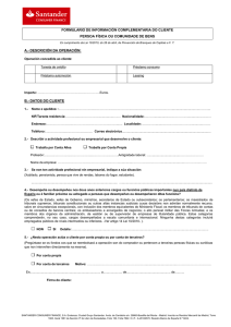 formulario de información complementaria do cliente persoa física