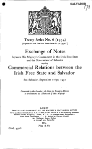 Exchange of Notes - UK Treaties Online