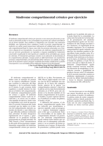 Síndrome compartimental crónico por ejercicio