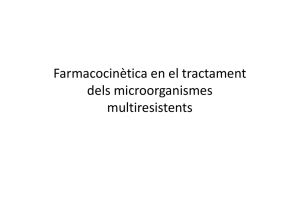 Farmacocinètica en el tractament dels microorganismes