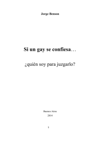 Si un gay se confiesa… - Parroquia Señor Del Milagro