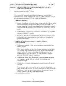 Williams Uniform Complaints Procedures AR1342.1-revised