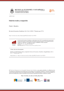 Salarios reales y ocupación