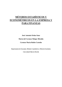 Tema 1: Análisis de la Varianza - Universidad Pablo de Olavide, de