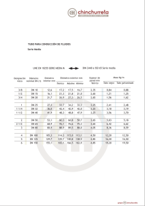 TUBO PARA CONDUCCIÓN DE FLUIDOS Serie Media UNE EN