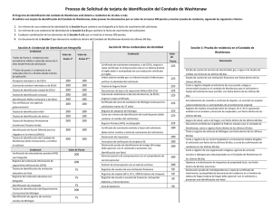 Proceso de Solicitud de tarjeta de identificación del Condado de