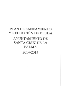 Plan de Saneamiento y Reducción de Deuda 2014-2017