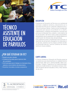 Tecnico Asistente en Educacion de Parvulos