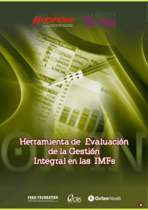 Herramienta de la Evaluación de la Gestión Integral en las IMFs