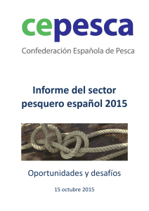 Informe del sector pesquero español 2015