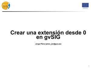 Crear una extensión desde 0 en gvSIG