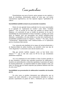 Casos particulares - Asociación Española de Artroscopia