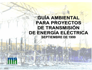 guía ambiental para proyectos de transmisión de energía eléctrica