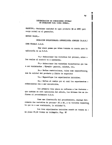 determinación de condiciones optimas . _ de