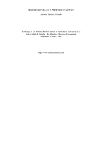 Seguridad pública y prisiones en México