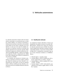 5. Vehículos automotores