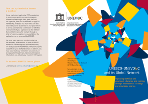 UNESCO-UNEVO C and its Global Network