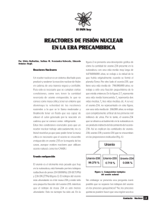 Reactores de fisión nuclear en la Era Precámbrica