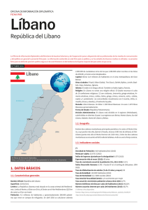 Líbano - Ministerio de Asuntos Exteriores y de Cooperación