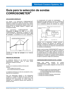 Guía para la selección de sondas CORROSOMETER