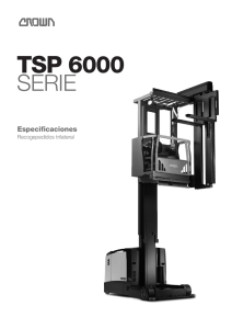 Carretilla trilateral TSP 6000 Especificaciones