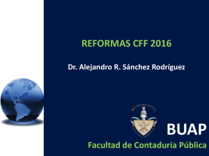 Reformas al código fiscal de la federación 2016
