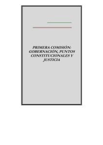 primera comisión - Cámara de Diputados
