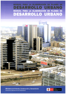 Manual para la Elaboracion de Planes de Desarrollo Urbano