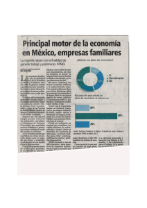motor de la economía en México, empresas familiares