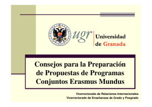 Erasmus Mundus II - Consejos 2012