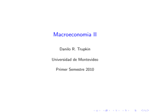 Macroeconomia II - Universidad de Montevideo