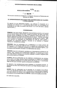 Constancia de Notificación - Superintendencia Financiera de