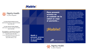¡Hable! - Dignity Health