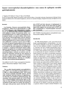 Tumor neuroepitelial disembrioplásico: una causa de