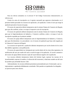 Contra los actos de inscripción en el registro mercantil que