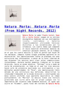 Natura Morta: Natura Morta (Prom Night Records