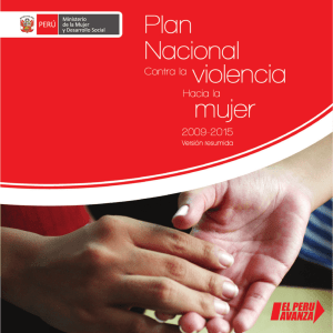 plan nacional contra la violencia hacia la mujer 2009