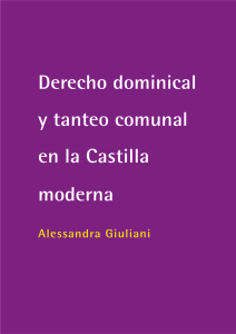 (2012). Derecho dominical y tanteo comunal en la Castilla moderna