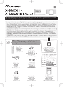 X-SMC01-K X-SMC01BT-W/-K/-S