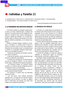 Individuo y Familia (I) - Revista Medicina General y de Familia