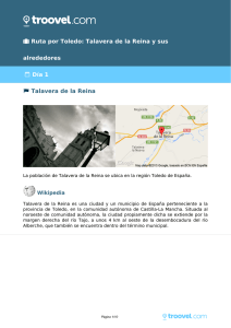 Ruta por Toledo: Talavera de la Reina y sus alrededores