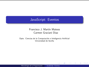 JavaScript: Eventos