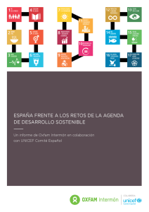 España frente a los retos de la Agenda de Desarrollo Sostenible