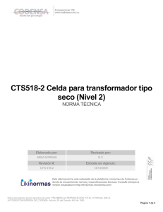 CTS518-2 Celda para transformador tipo seco