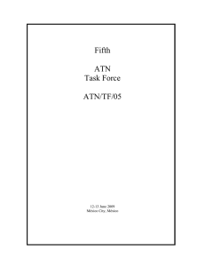 Fifth ATN Task Force ATN/TF/05