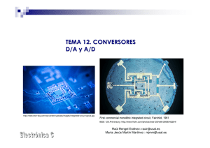 TEMA 12. CONVERSORES D/A y A/D - OCW Usal