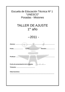 Taller de Ajuste