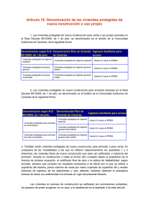 Artículo 19. Denominación de las viviendas protegidas de nueva