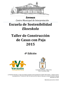 4a Edicion Taller de Construccion de Casas con Paja 2015 Rev.0